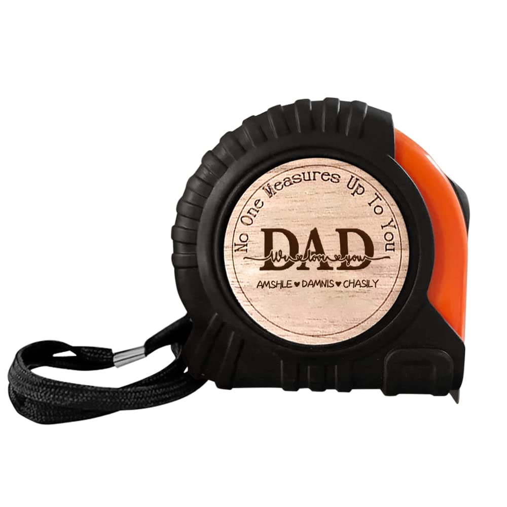 Custom Personalized Tape Measure for Dad - Engraved 