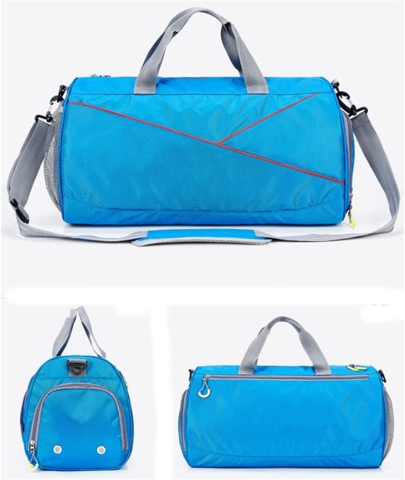 QINERSAW Gym Bag for Women & Men - Sports Fitness Bag with Wet Pocket & Shoe Compartment - Perfect for Workout, Gym, Travel & Outdoor Activities