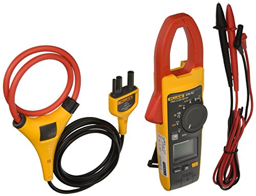 Fluke 376-FC True RMS AC/DC Clamp Meter with iFlex - NIST-Traceable Calibration & Data Logging | Professional Electrical Testing for HVAC, Industrial & Automotive Diagnostics