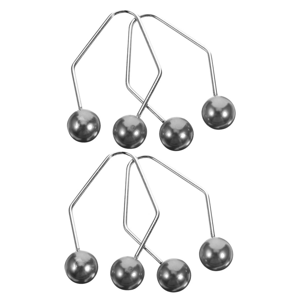 IPetBoom 2 Pairs Metal Dimple Maker Clip - Cheek Trainer for Natural Dimples, Facial Exercise & Smile Enhancement (Alloy Black) | Perfect for Beauty Enthusiasts & Cosplay Makeup