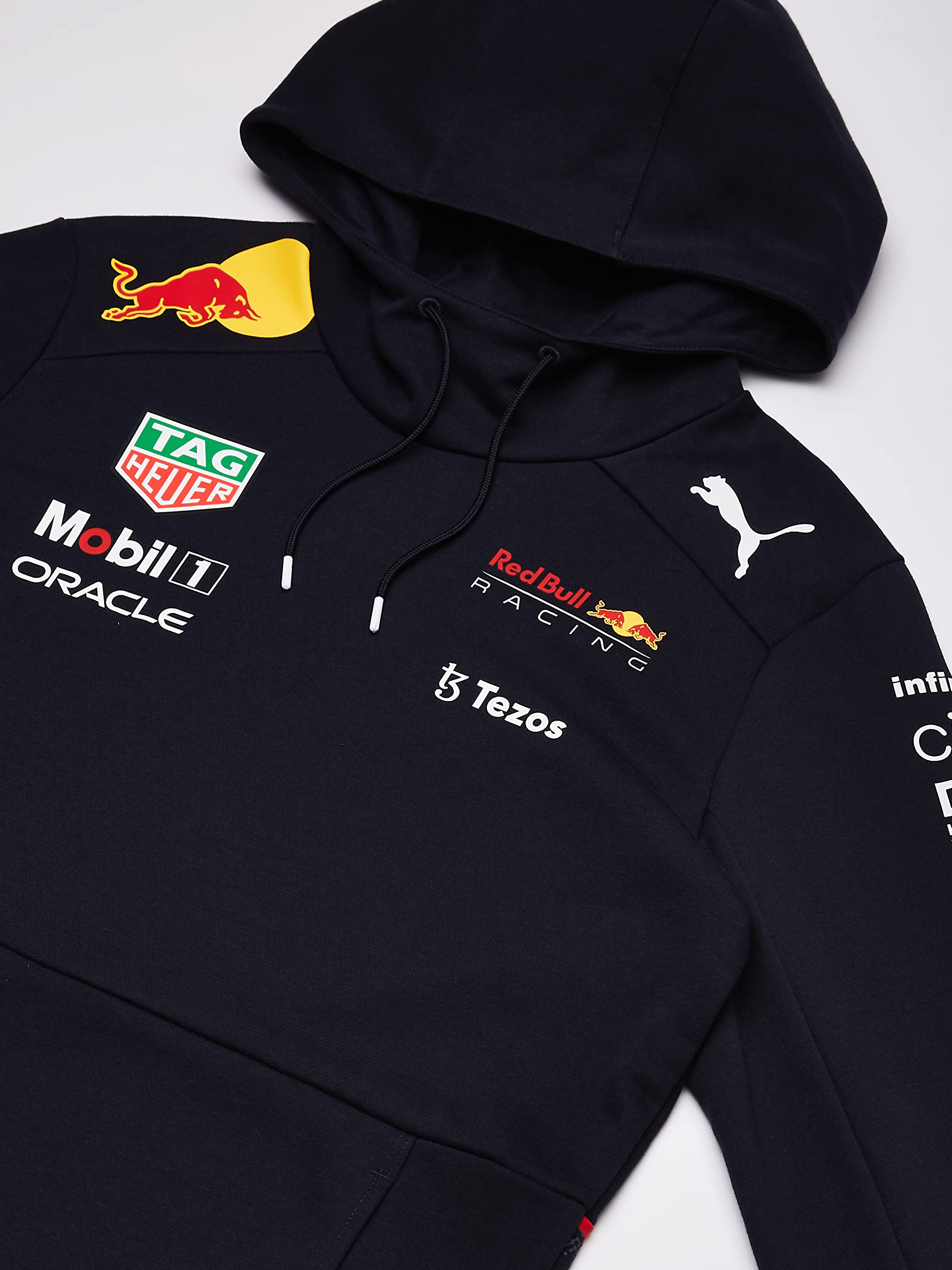 Red Bull Racing Official 2022 Formula 1 Team Hoodie for Men - Navy Blue XL Size - Comfortable Pullover for F1 Fans, Sports Events & Casual Wear