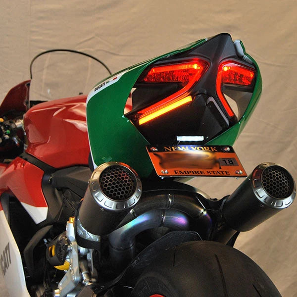 Ducati Panigale Fender Eliminator Kit for 899 959 1199 1299 FE Models (2011-2019) - Lightweight Motorcycle Tail Tidy for Clean Sportbike Look - Perfect for Track Days and Street Riding
