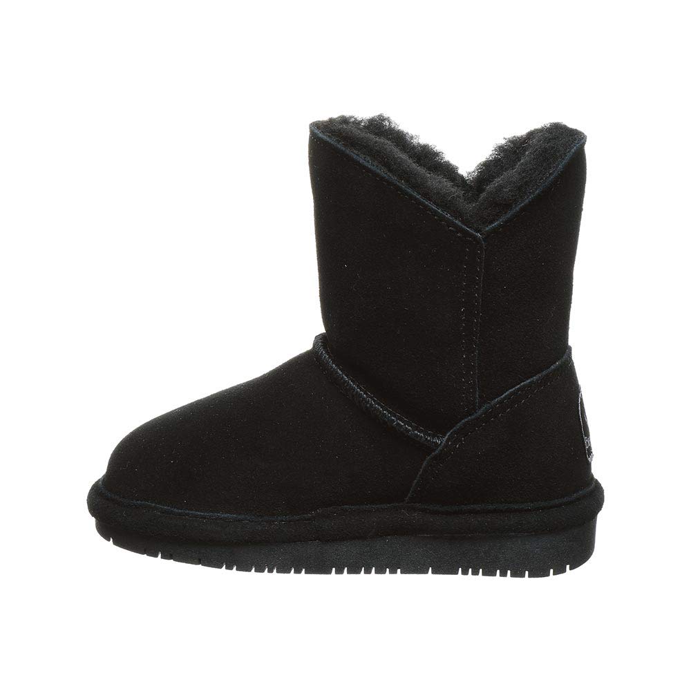 BEARPAW Rosaline Toddler Boots for Girls & Boys - Slip On Winter Snow Boots with Soft Lining, Warm & Comfortable for Kids - Perfect for Outdoor Play, School & Cold Weather Activities