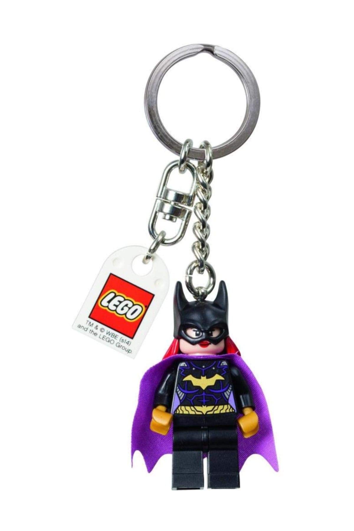 LEGO DC Comics Super Heroes Batgirl Keychain Building Toy Set for Kids Ages 6+ | Superhero Gift for Birthday & Collectible Display