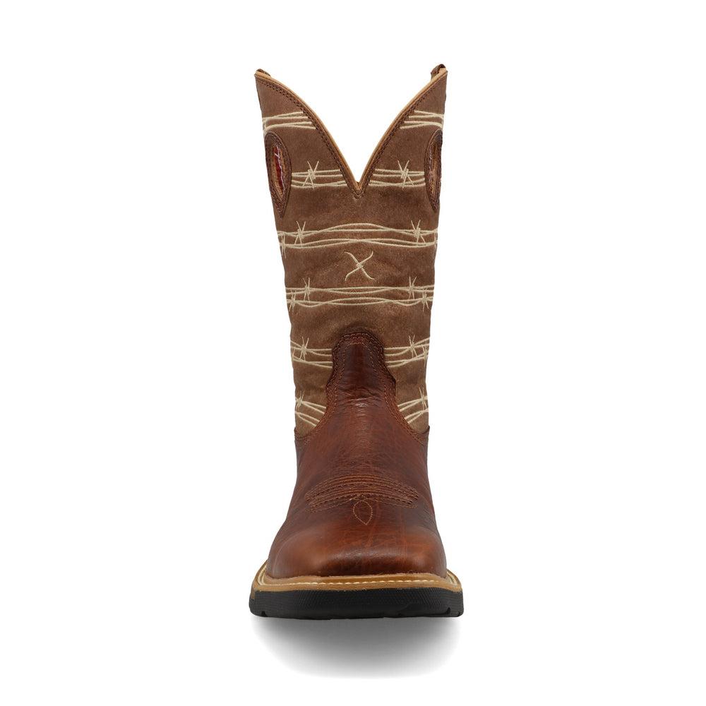 Men's 12 Western Work Boots - Durable Cowboy Boots for Ranch Work & Outdoor Activities | Perfect for Farming, Construction & Country Style Fashion