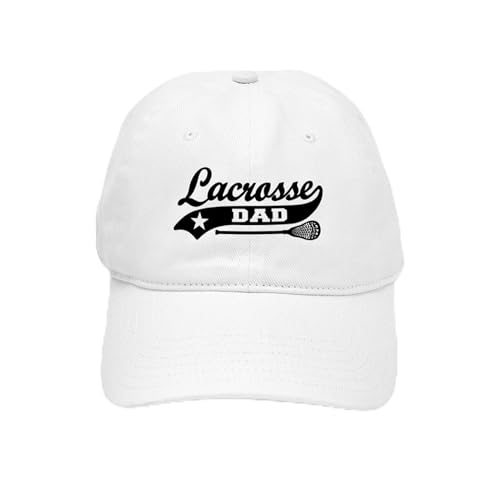 White - Lacrosse Dad Cap