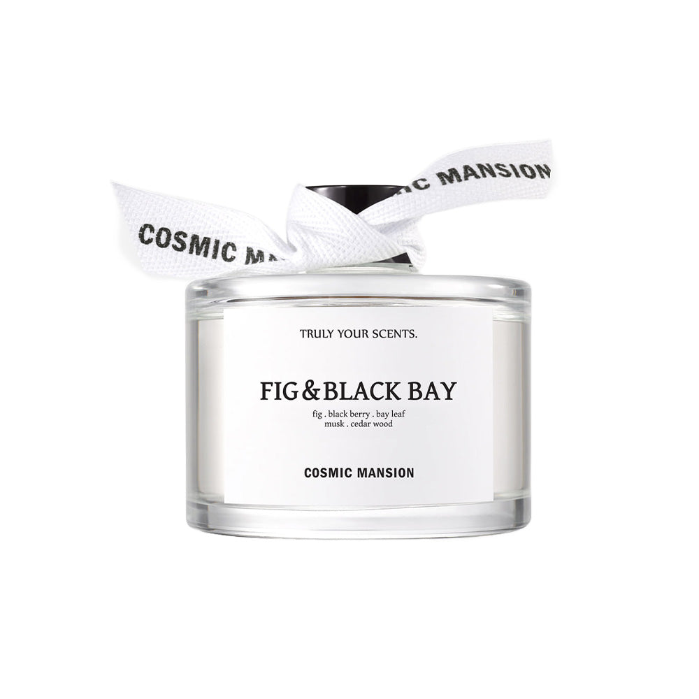 Premium COSMIC MANSION Aroma Diffuser - 220ml Fig & Black Bay Essential Oil Fragrance for Home & Office | Relaxing Air Freshener for Bedroom, Spa & Yoga Studio