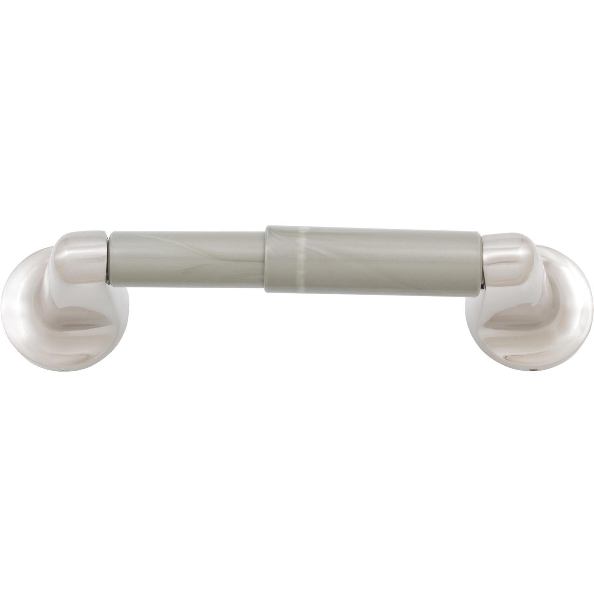 Stone Harbor Hardware Satin Nickel Paper Holder - Elegant Bathroom & Office Organizer for Toilet Paper, Towels, and Napkins