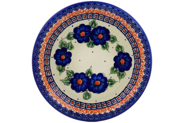 10-Inch Greek Poppies Ceramic Dinner Plates - Elegant Dinnerware Set for Home, Restaurant & Special Occasions