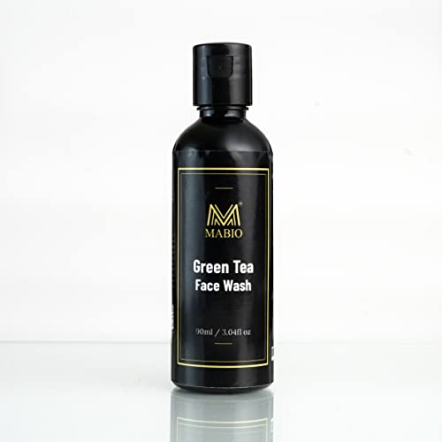Best Organic Green Tea Face Wash for Acne & Oily Skin - Gentle Cleanser for Daily Use - Perfect for Morning & Night Skincare Routine