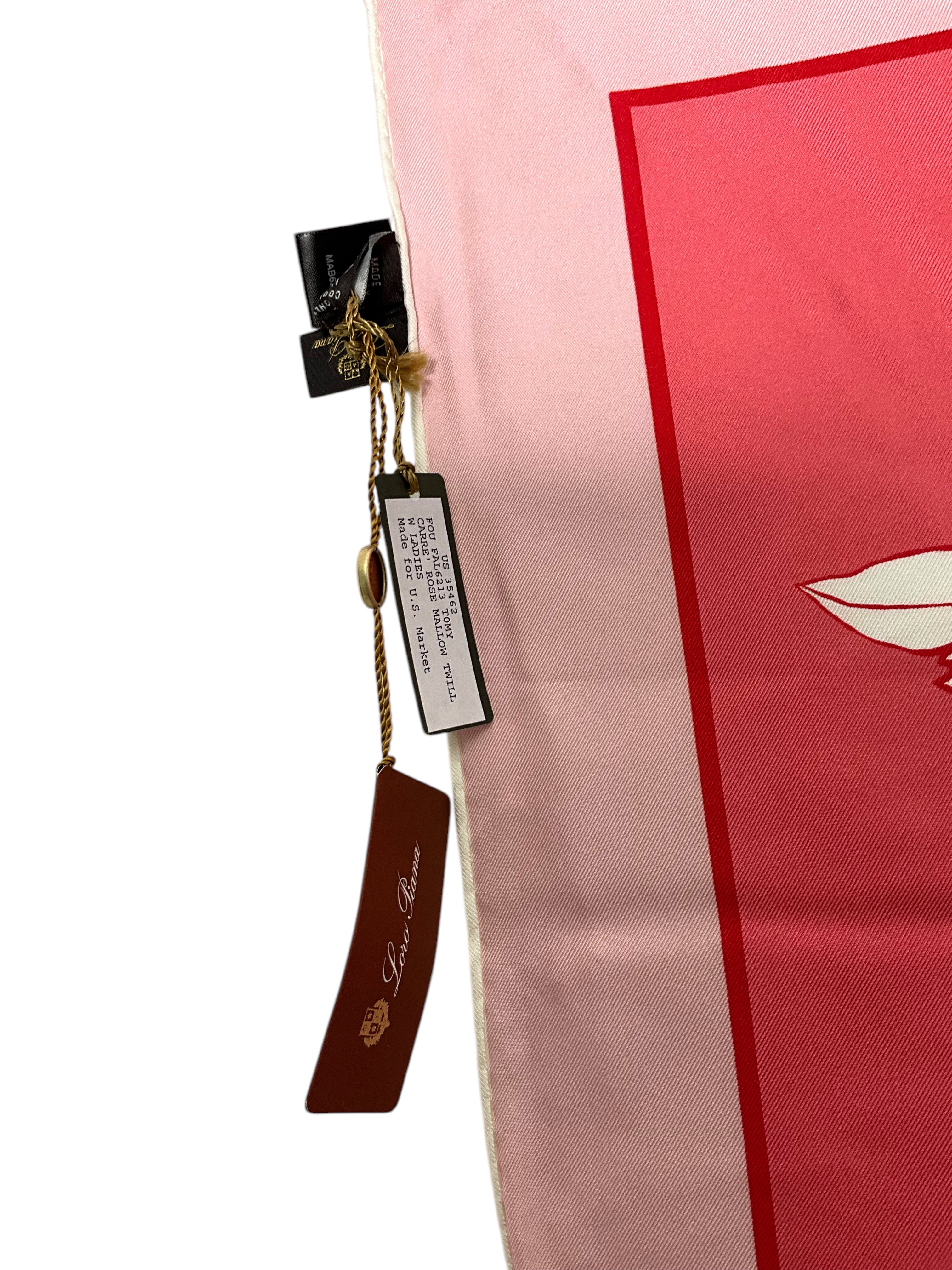 Loro Piana Floral Silk Scarf for Women - Luxury Italian Fashion Accessory - Perfect for Gifts, Weddings & Special Occasions