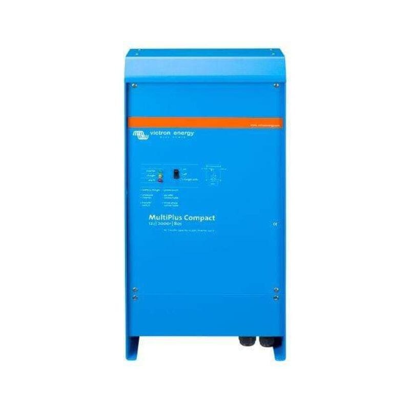 Victron MultiPlus Compact 24V 2000VA 50A Inverter Charger with VE.Bus Technology - Perfect for RVs, Boats, and Off-Grid Solar Power Systems