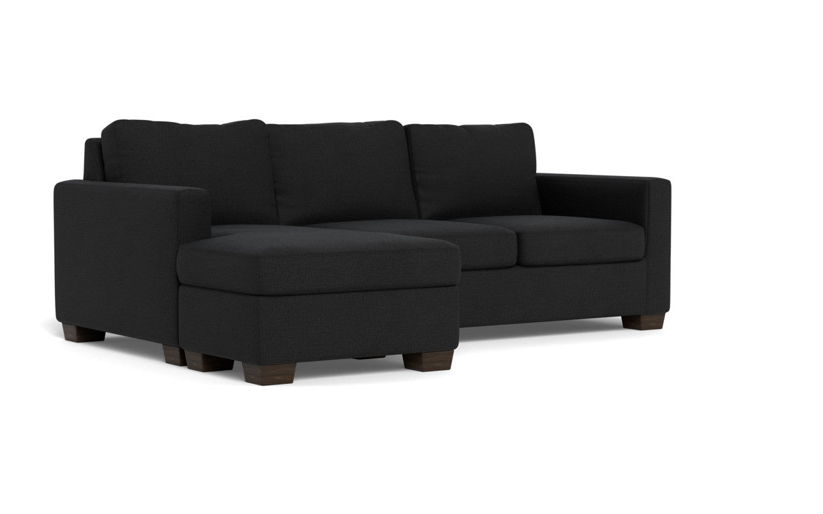 Reversible Chaise Queen Sleeper Sofa - Convertible Sectional Couch with Storage | Perfect for Small Spaces, Guest Rooms & Apartments