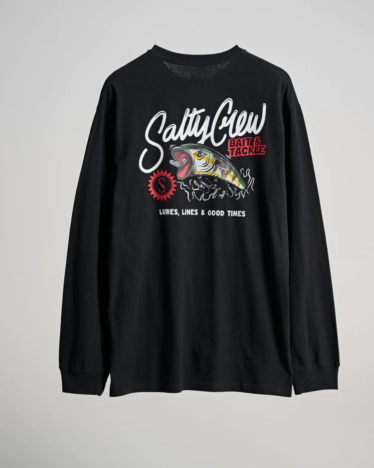 Salty Crew Cast Off Standard Long Sleeve T-Shirt for Men - Comfortable Fishing & Outdoor Activities Shirt