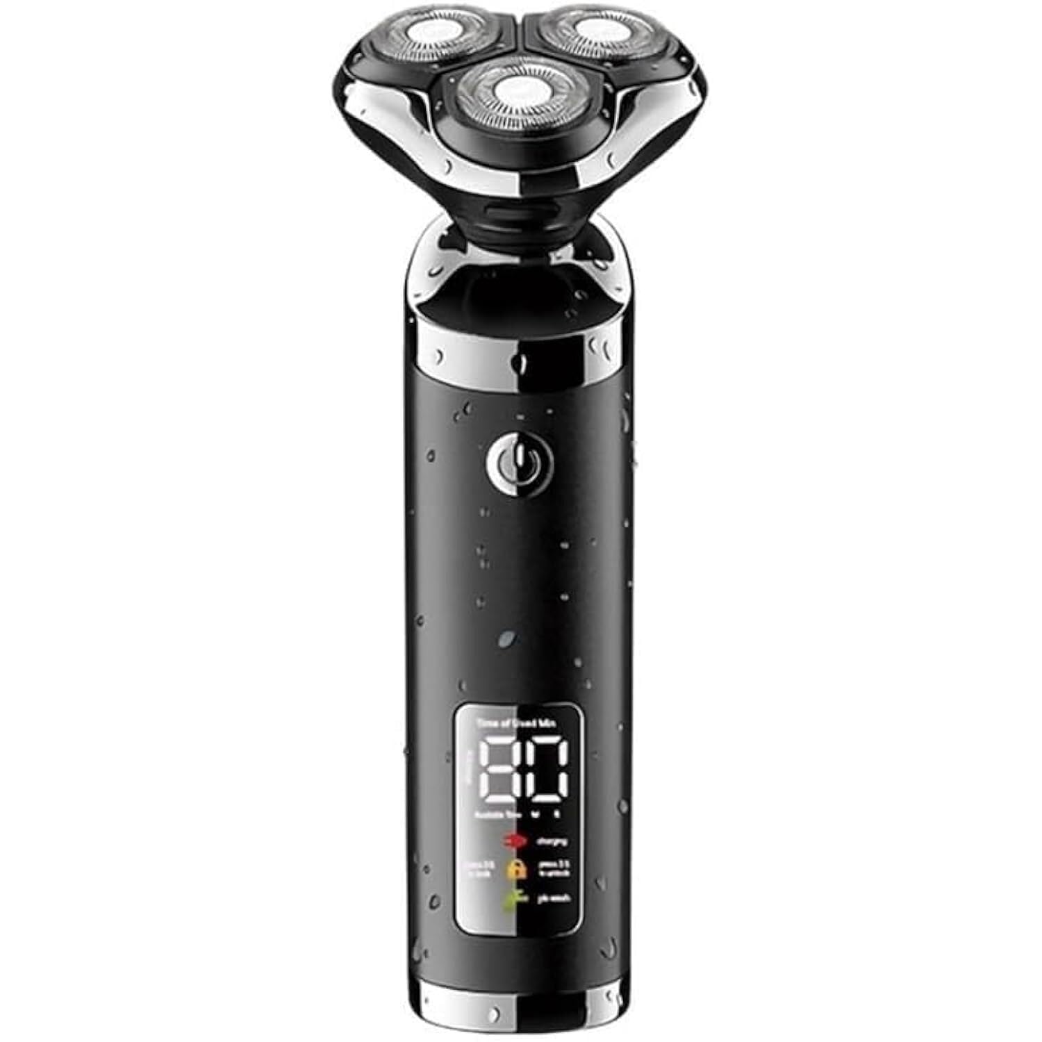 Best Electric Shavers for Men - Waterproof Wet & Dry Rechargeable Beard Trimmer with LCD Display & Floating Multi-Head Design - Perfect for Travel, Home & Gym Use