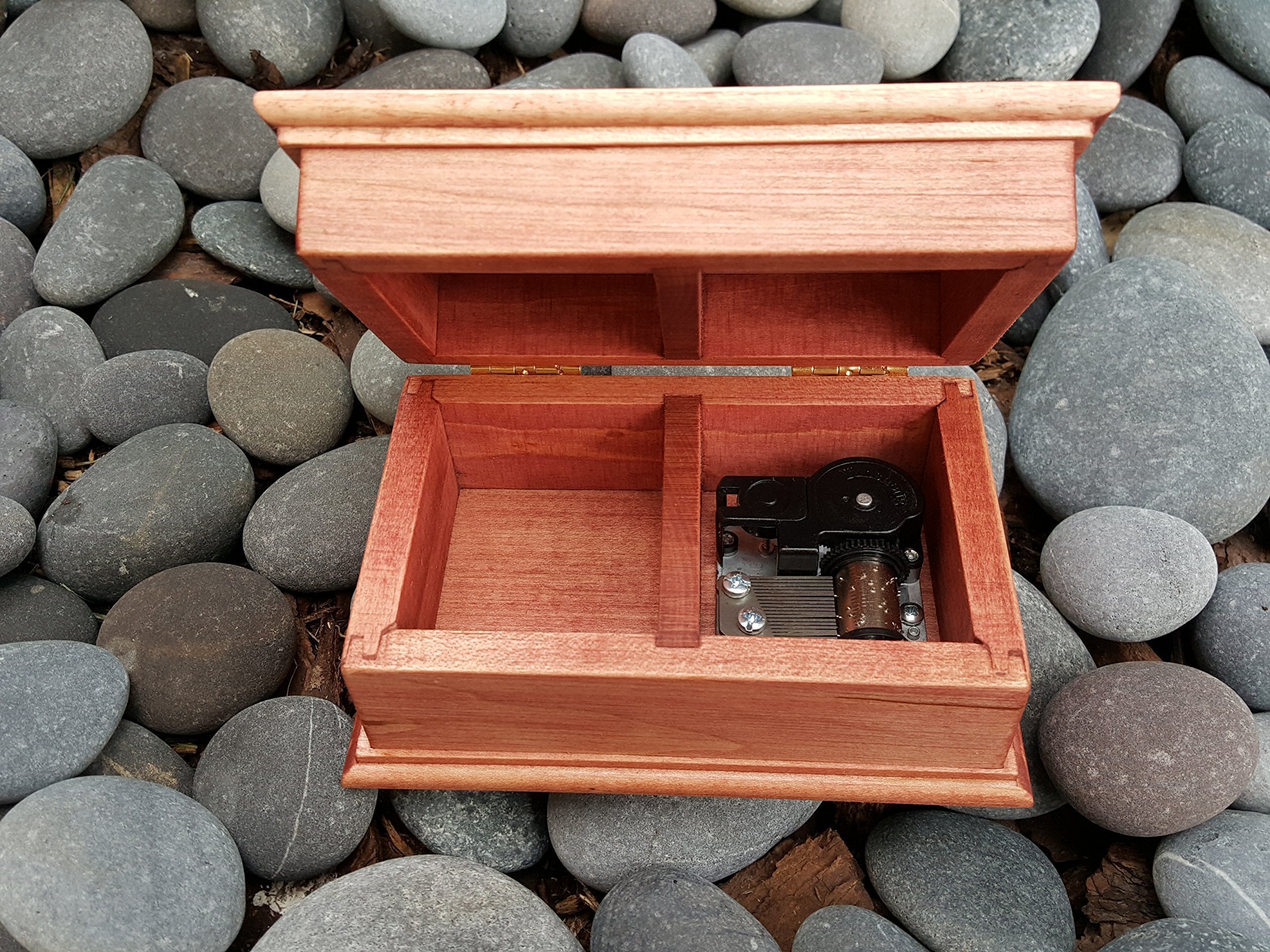 Personalized Handmade Jewelry Music Box - Custom Made for Christening, Baptism & First Communion Gifts - Elegant Keepsake Box for Jewelry Storage & Special Occasions