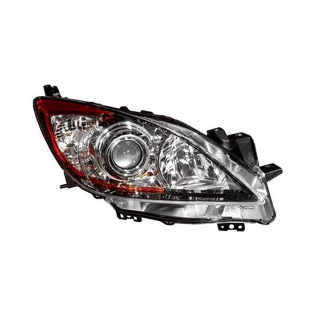 High-Quality Replacement Headlight Assembly for Mazda 3 2010-2013 - Right Passenger Side (MA2519130/BBM4510K0) - Perfect for Night Driving & Enhanced Visibility