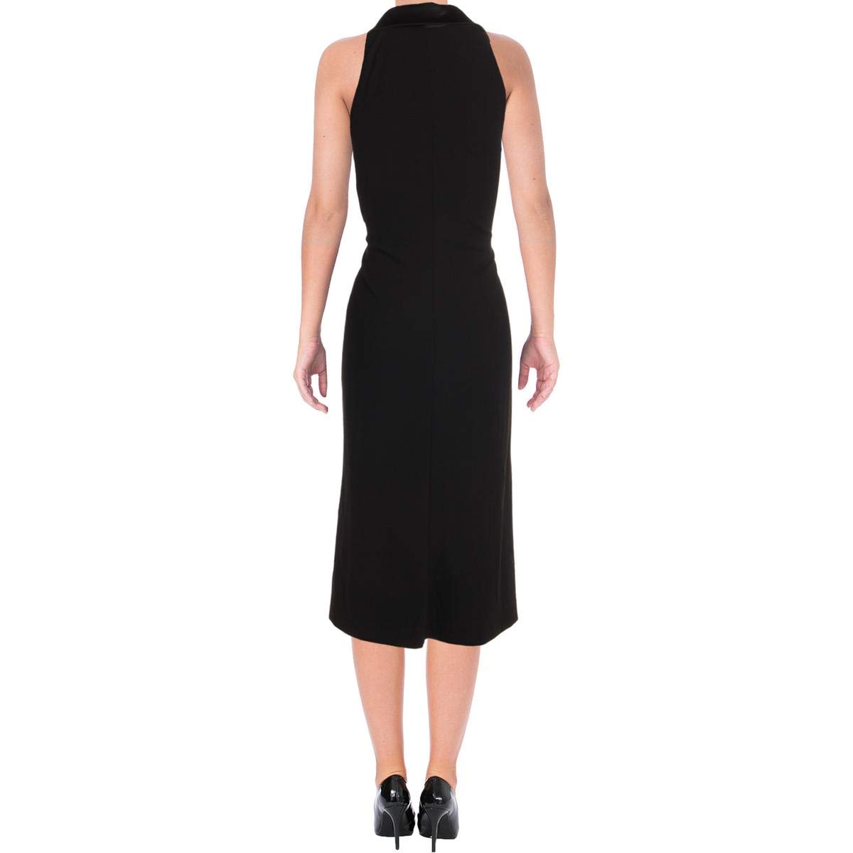Ralph Lauren Women's Basilia Midi Dress - Classic Black, Size 4 | Elegant Casual & Office Wear for Women