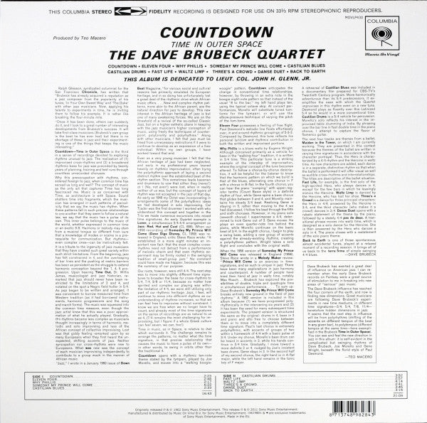 The Dave Brubeck Quartet - Classic Jazz Music Album for Relaxation & Study | Perfect for Coffee Shops, Dinner Parties & Background Music