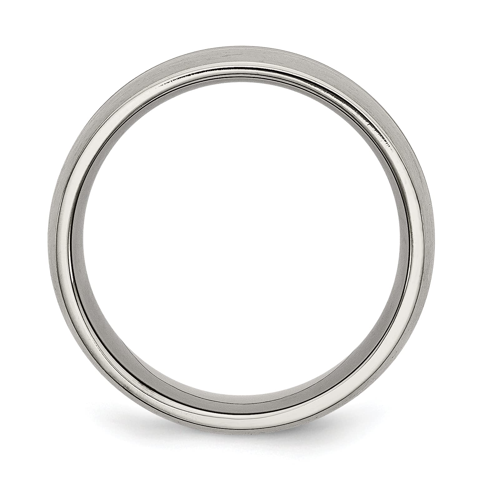 IceCarats Titanium 10mm Wedding Band Ring for Men & Women - Durable Comfort Fit Wedding Ring for Couples, Anniversary, Engagement - Hypoallergenic & Scratch Resistant Titanium Ring