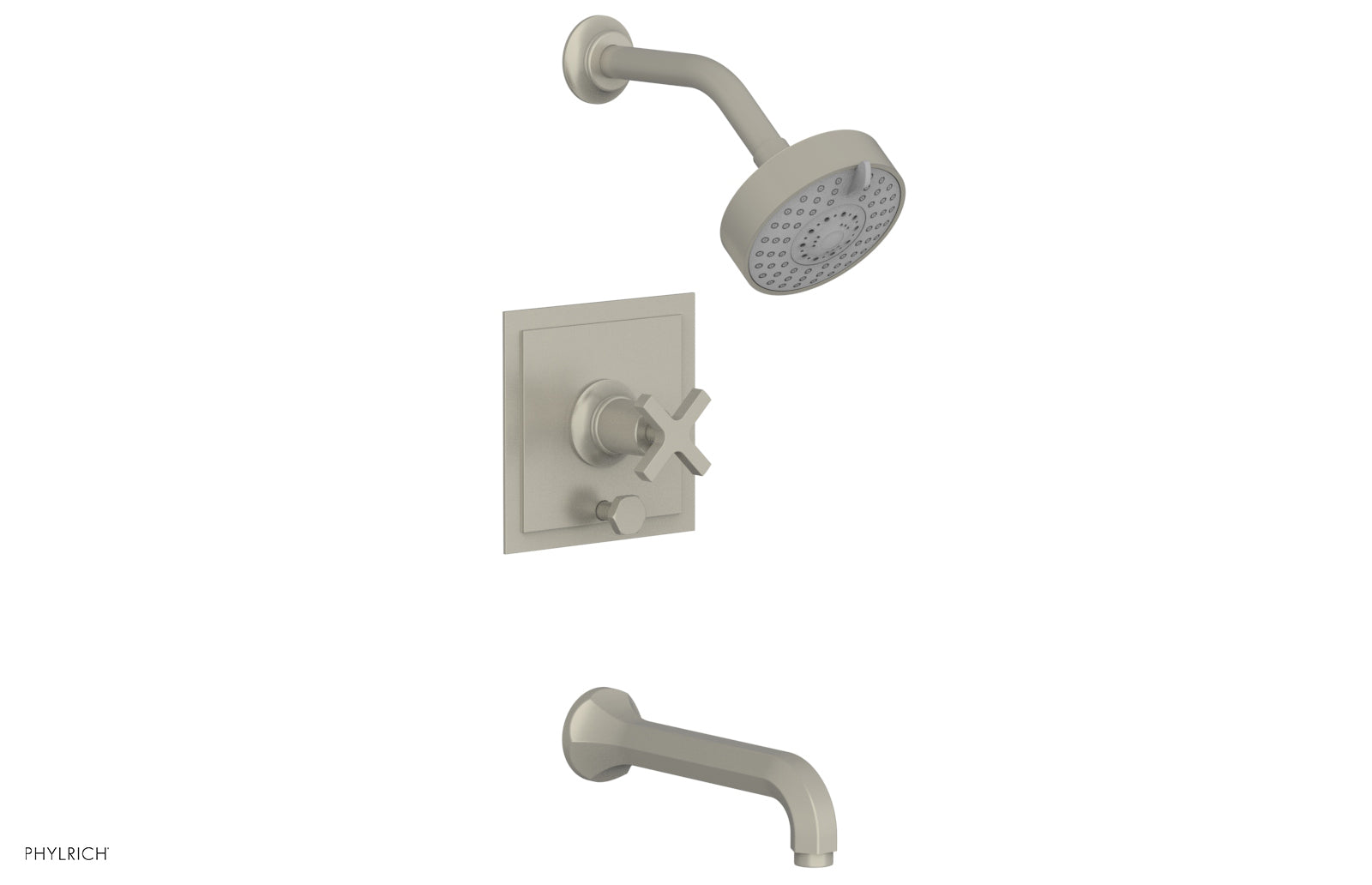 HEX MODERN Pressure Balance Tub and Shower Faucet Set 501 26 - Perfect for Modern Bathroom Renovation and Spa-Like Shower Experience
