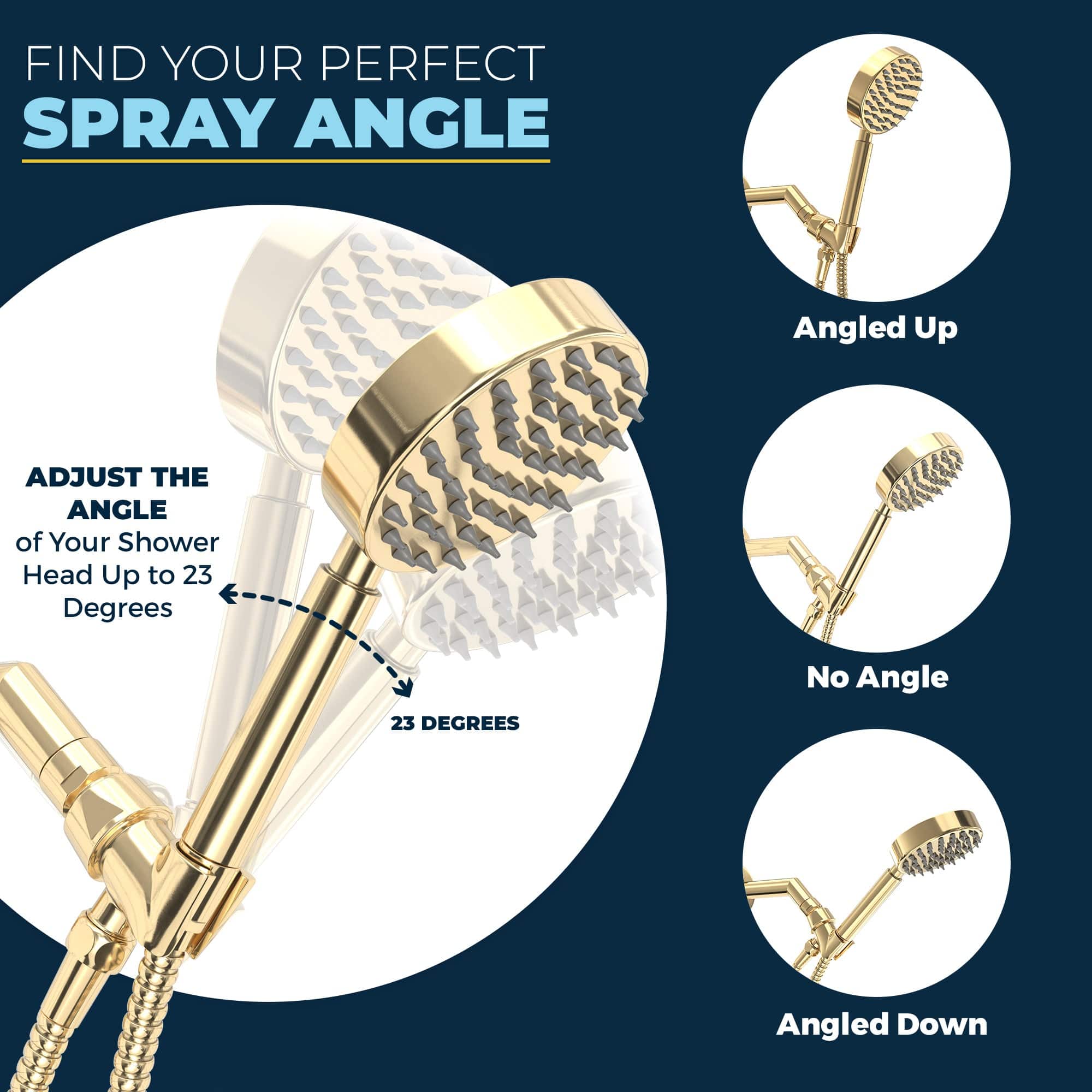 Premium All-Metal Low Flow Handheld Shower Head Set - 1.8 GPM Water Saving Complete Shower System with Valve & Trim Kit - Perfect for Bathroom Renovation & Water Conservation