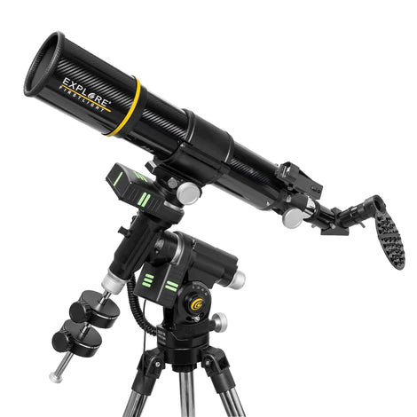 Explore FirstLight 80mm CF Telescope with GoTo Tracker & Solar Filter - Perfect for Stargazing, Astrophotography & Solar Observation