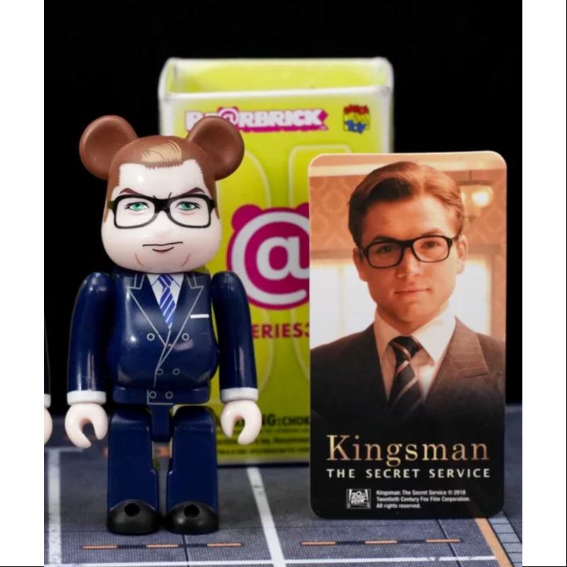 Bearbrick Series 36 Secret Kingsman 100% Collectible Figure - Limited Edition Vinyl Art Toy for Display & Gift - Perfect for Home Decor, Office Collection, and Anime Fans