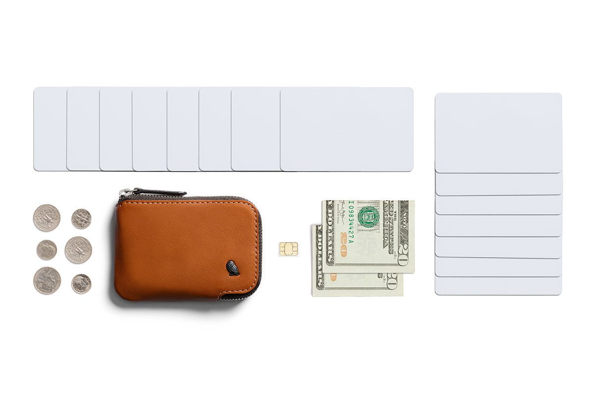 Bellroy Slim Leather Card Holder - RFID Blocking Minimalist Wallet for Men & Women | Perfect for Everyday Carry, Travel & Business Use