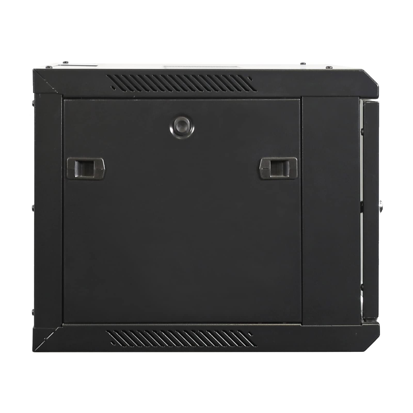 6U Professional Wall Mount Server Cabinet - 19-Inch Network Rack Enclosure with Low-Profile Design (Black) - Ideal for Data Centers, Server Rooms & Home Office Network Setup
