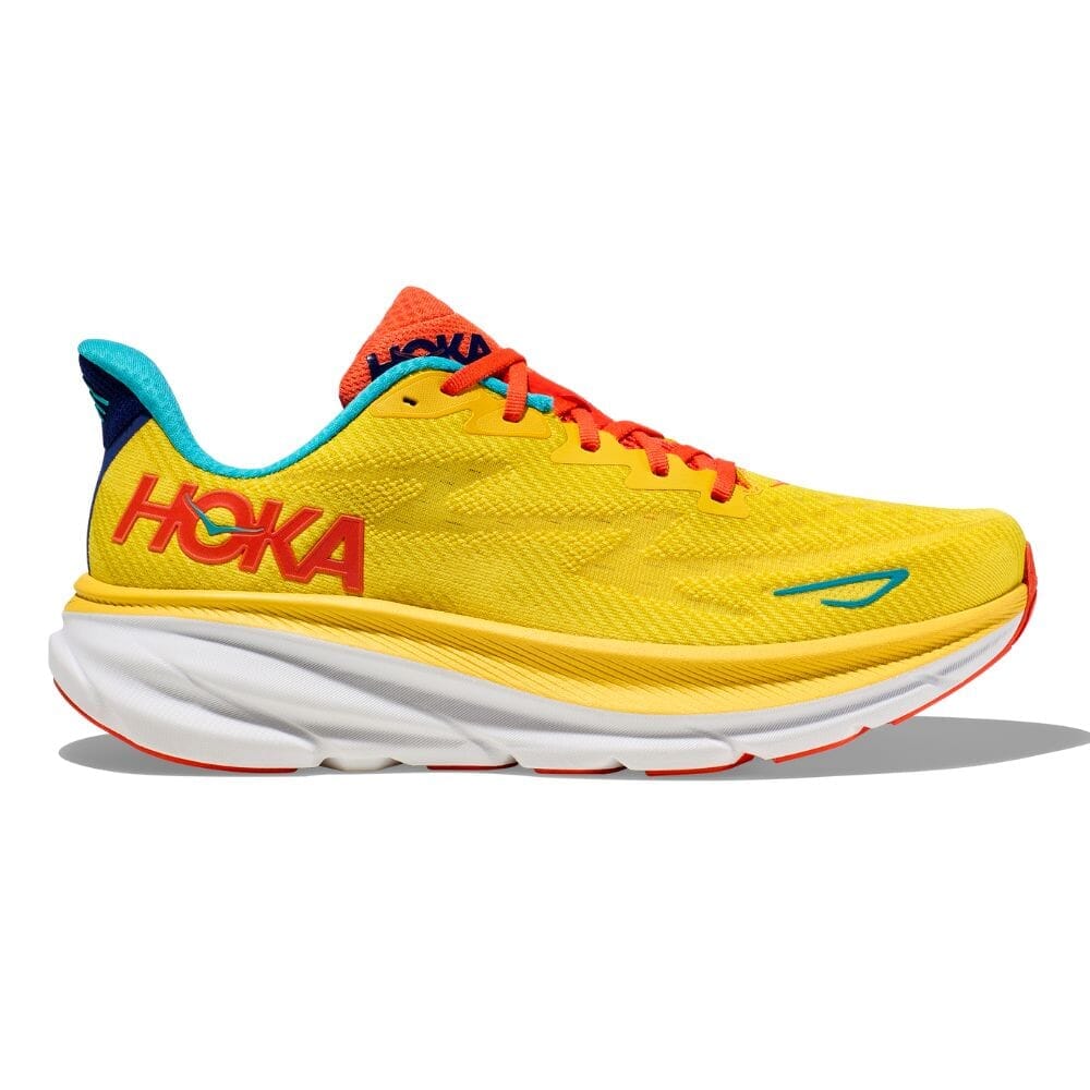 Hoka Men's Clifton 9 Wide Running Shoes - Lightweight Cushioned Sneakers for Road & Trail | Perfect for Jogging, Gym Workouts & Daily Walking