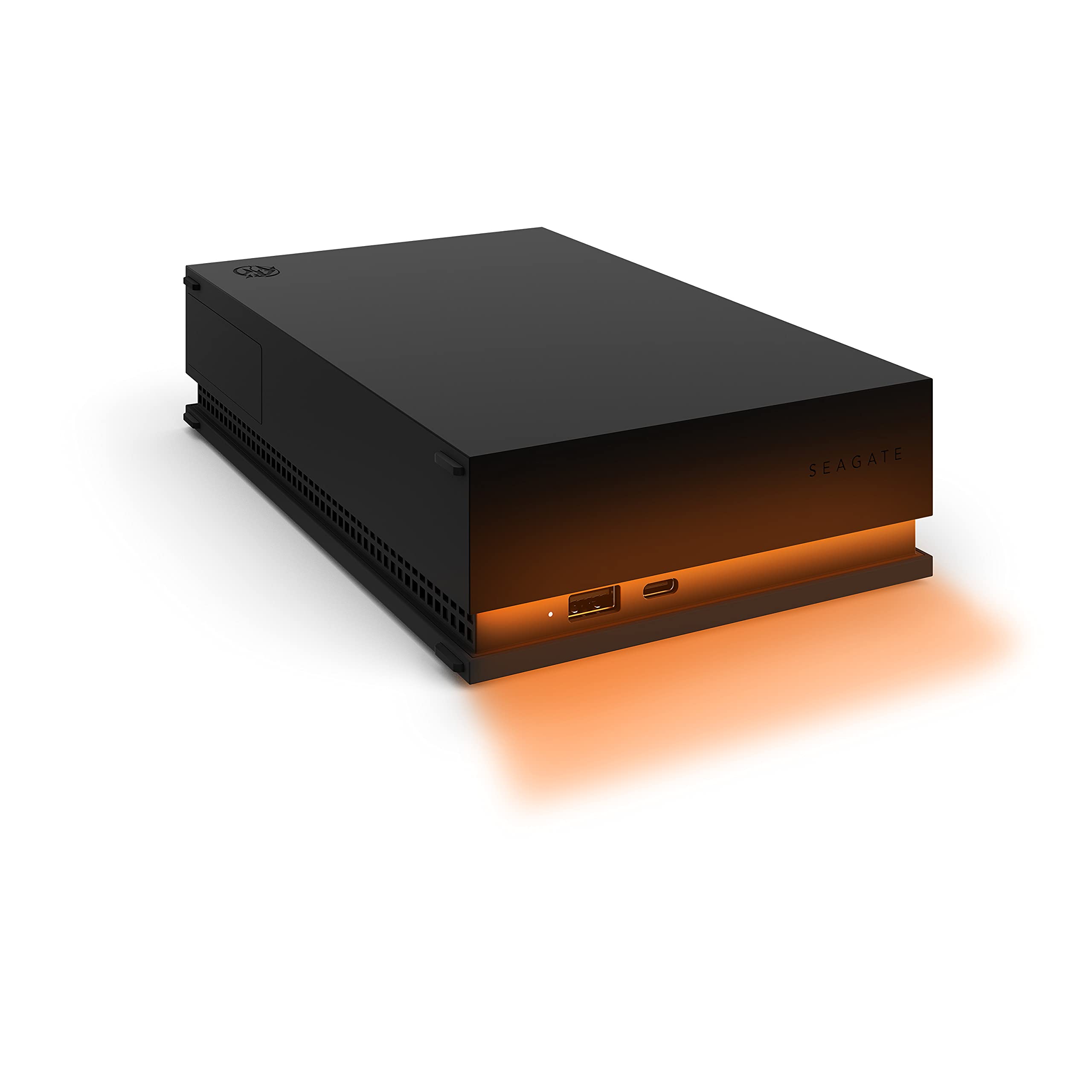 Seagate FireCuda 8TB Gaming External Hard Drive HDD - USB 3.2 Gen 2, RGB LED Lighting, Dual USB Ports for PC & Console, Data Rescue Services (STKK8000400) - Perfect for Gaming Setup, Video Editing & Backup Storage