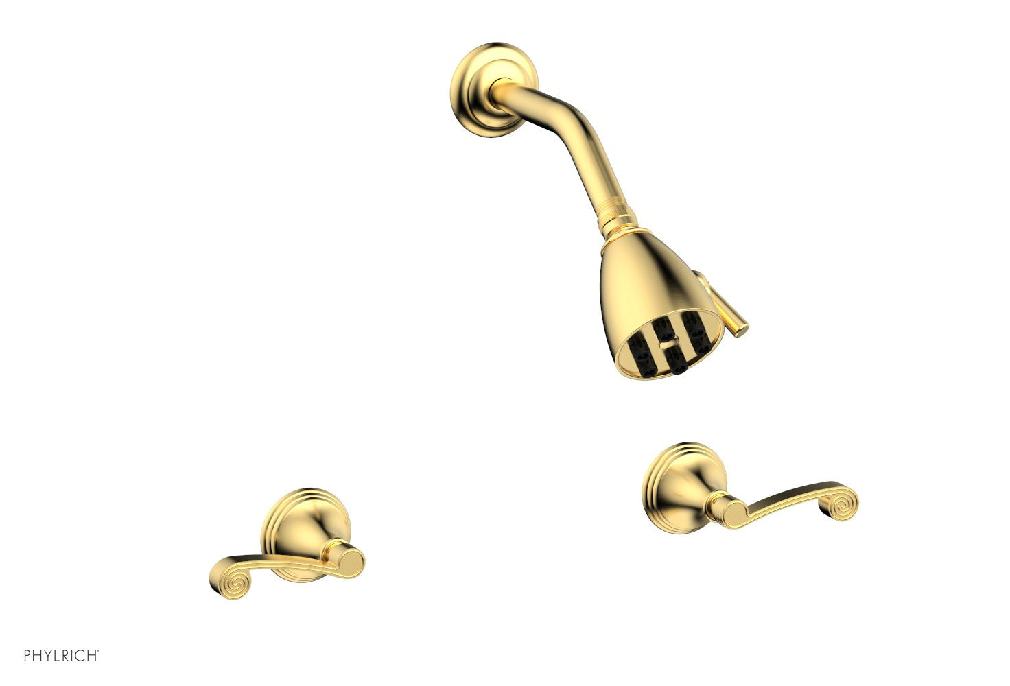 3RING Two Handle Shower Faucet Set D3206 - Brushed Nickel Bathroom Shower System for Modern Home Renovation | Perfect for Master Bath, Guest Bath & Spa-Like Shower Experience