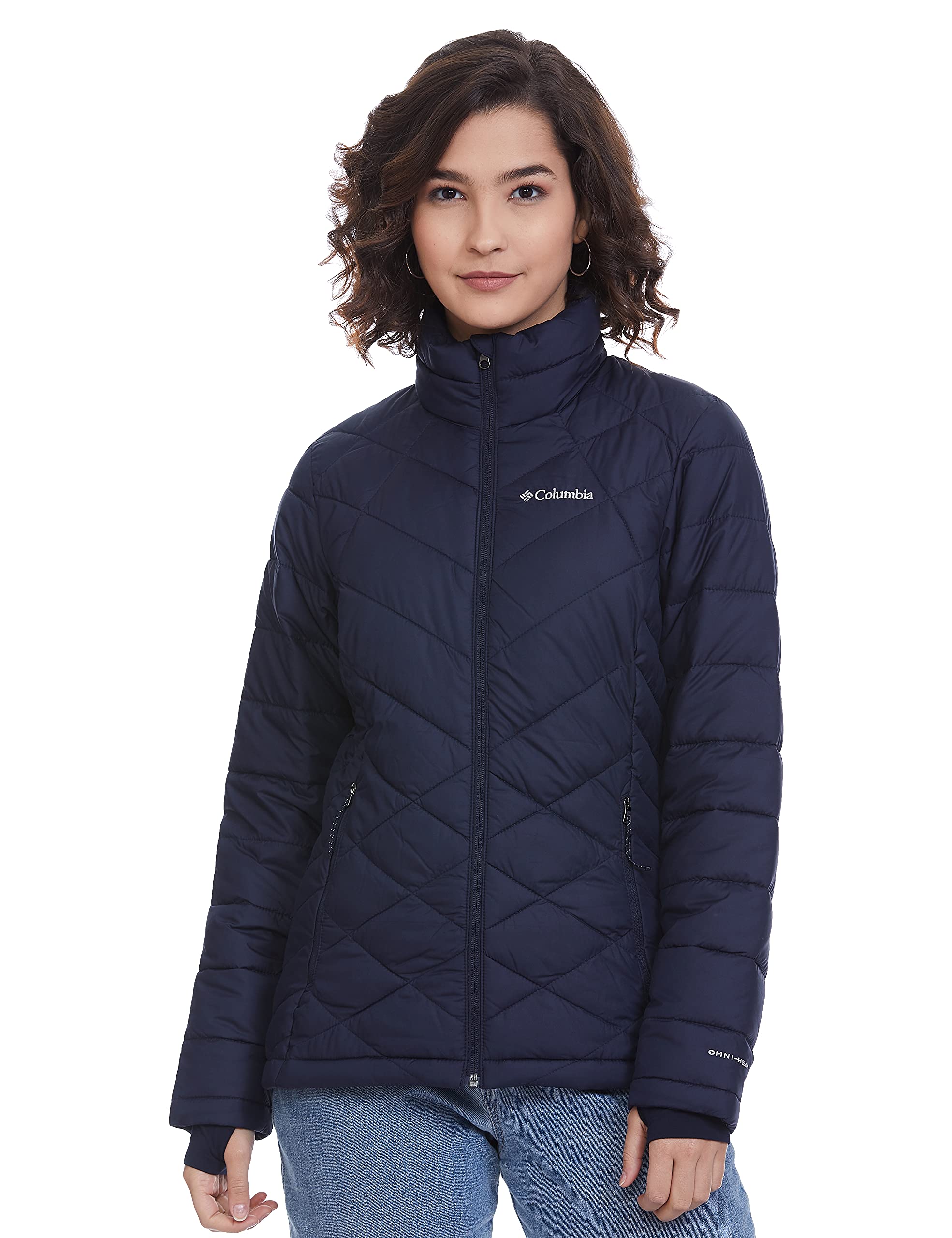 Columbia Women's Heavenly Jacket - Lightweight Waterproof Hooded Jacket for Hiking & Outdoor Activities | Windproof & Breathable Raincoat for Women