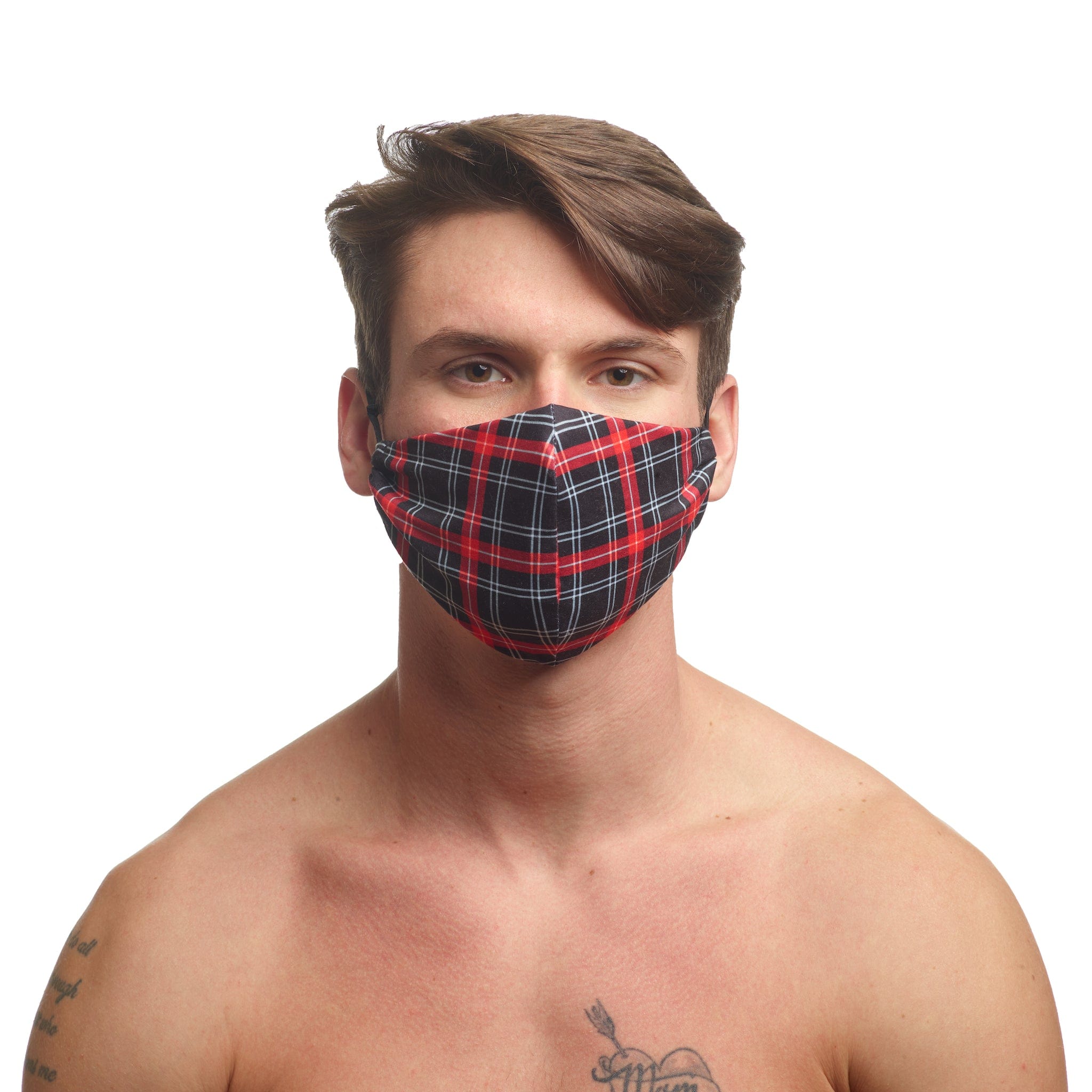 Premium Tartan Face Mask - Reusable & Breathable Fabric for Comfortable Protection | Ideal for Daily Use, Travel & Outdoor Activities