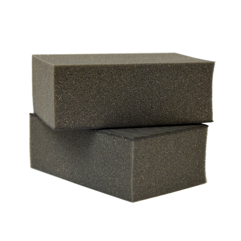 Auto Detailing Magic Clay Sponge - Fine Grade (2 Pack) for Car Paint Cleaning & Polishing - Perfect for Removing Contaminants, Bugs & Road Tar