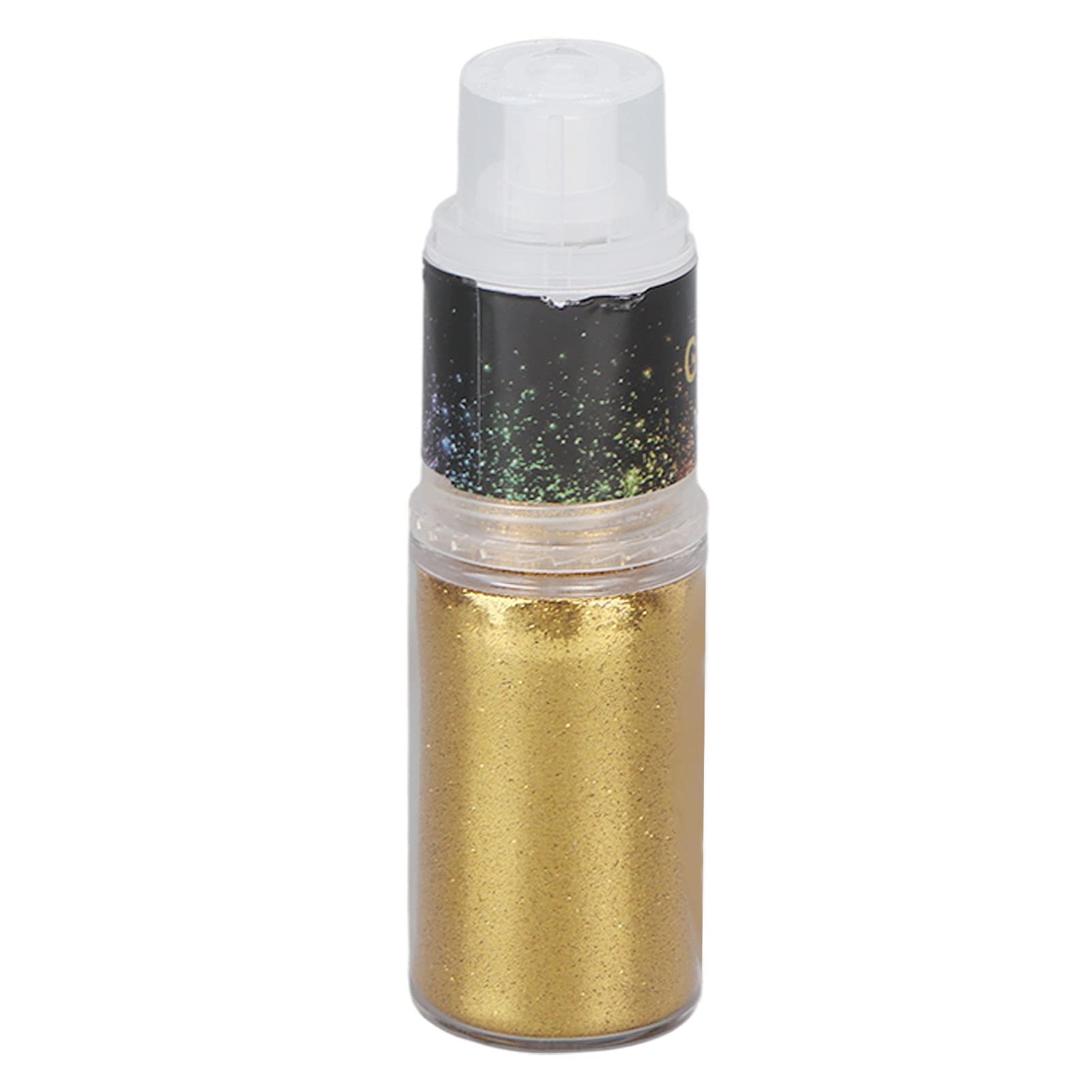 Golden Glitter Powder for Face & Body - Long Lasting Temporary Tattoo, Nail Art & Cosplay Makeup | Portable Glitter Spray for Parties, Festivals & Halloween Costumes | Perfect for DIY Crafts, Photo Shoots & Stage Performances