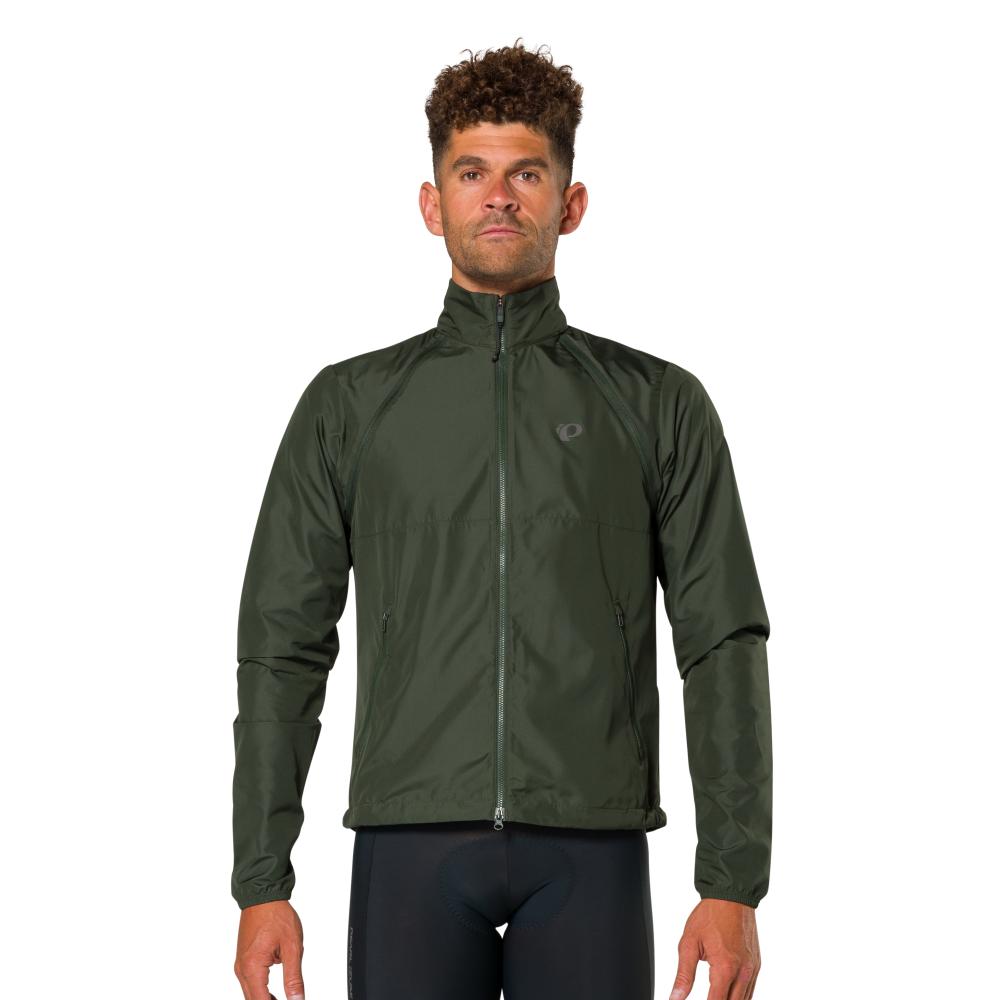 Men's Quest Barrier Convertible Jacket - Waterproof Windbreaker with Detachable Hood for Hiking, Camping & Outdoor Adventures