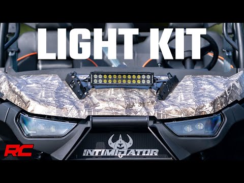 12 DRL LED Light Kit for Hood Mount - Dual Row Intimidator GC1K/GC1K Crew (Fits 2018-2022 Models) | Off-Road Lighting for Trucks & Jeeps | Enhanced Visibility & Style