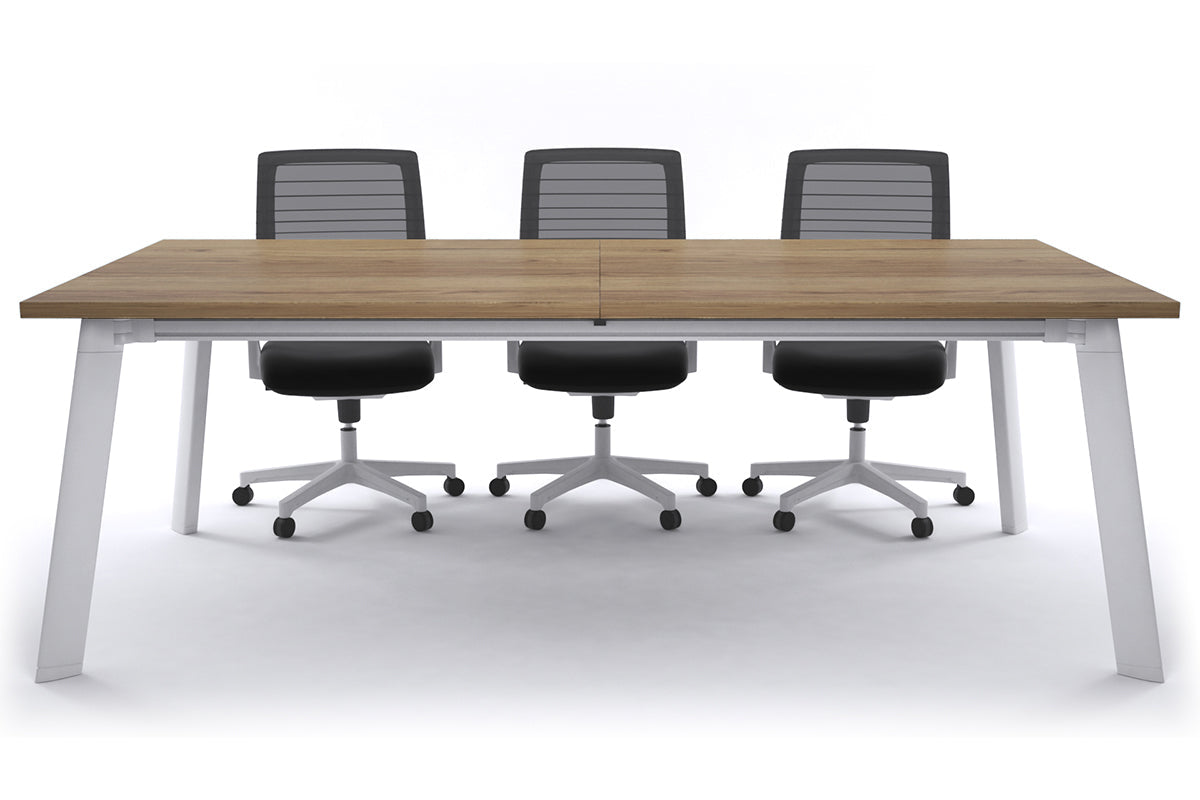 Adjustable Switch Meeting Room Table 2400L x 1200W - Modern Conference Table for Office Meetings & Collaborative Workspaces