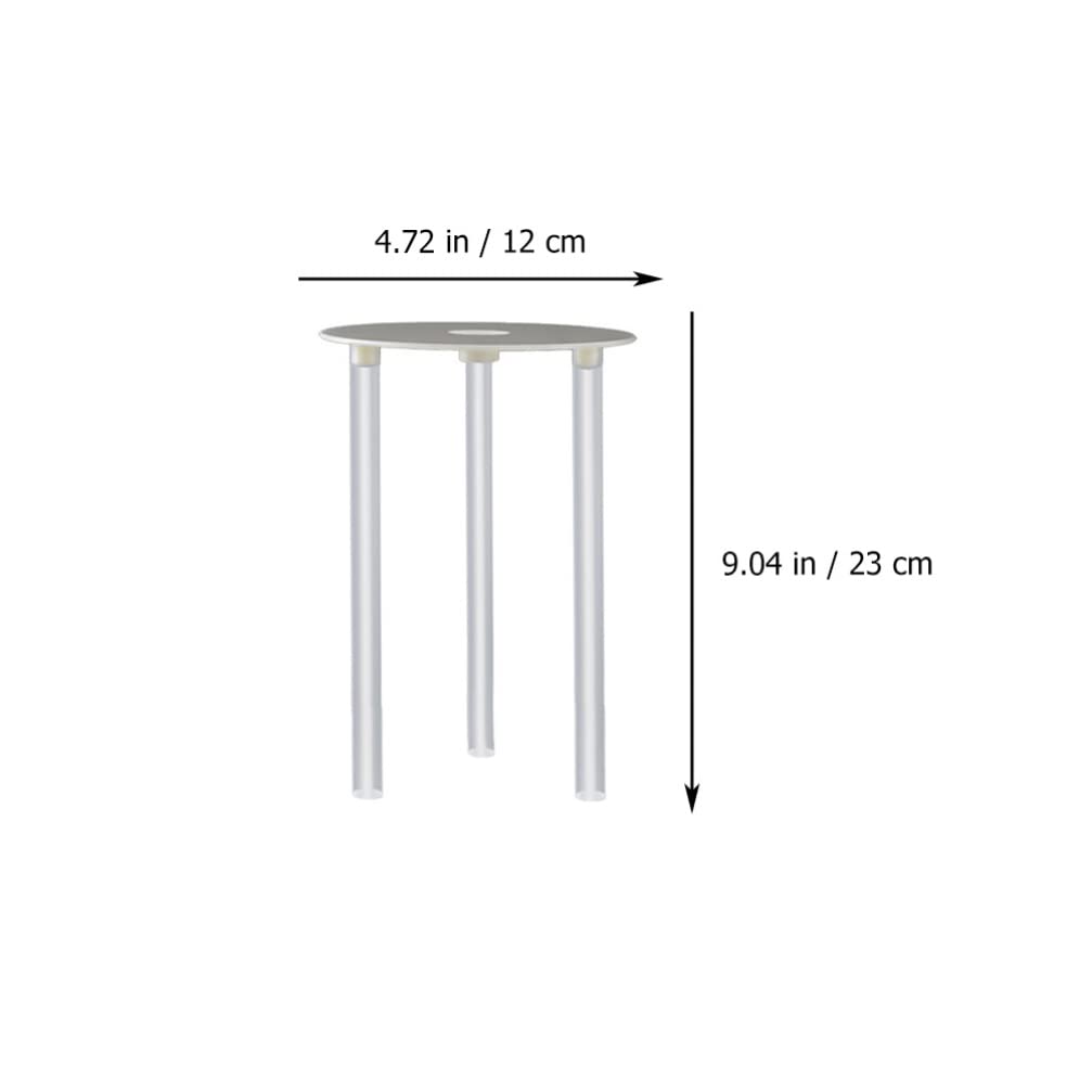 Operitacx 6-Piece Reusable Cake Tier Support Kit - Sturdy Cake Stacking Dowels & Boards for Tiered Cake Construction - Perfect for Wedding, Birthday & Special Occasion Baking Supplies