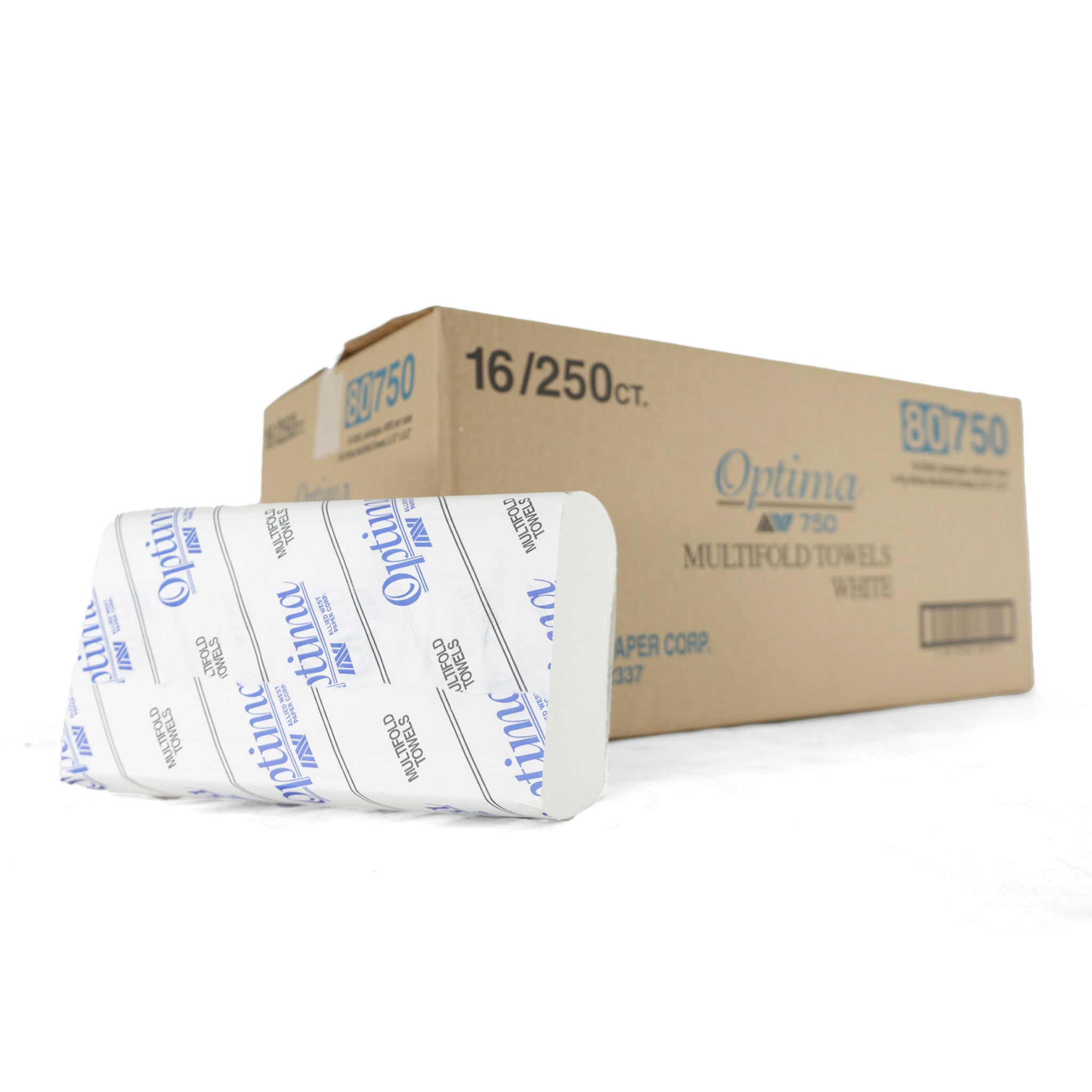 Premium White Multifold Paper Towels, 1-Ply (4000 Sheets/Case) - Bulk Bathroom, Kitchen & Commercial Use for Restaurants, Offices & Home
