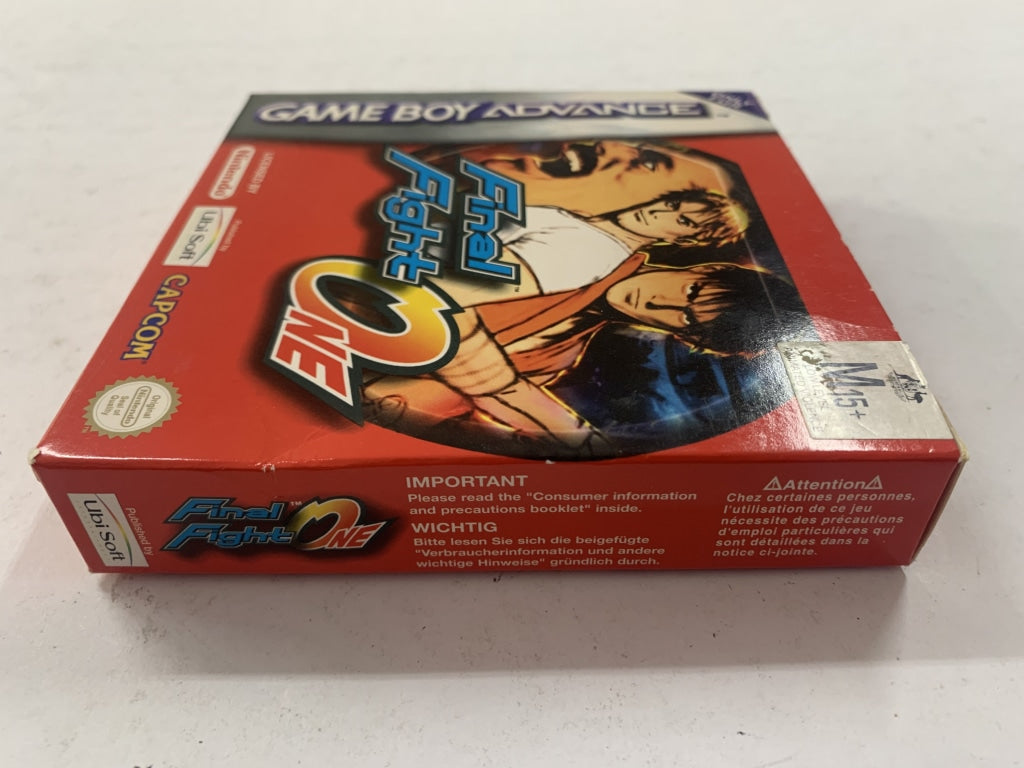 Final Fight One Complete In Box - Classic Arcade Fighting Game for Nintendo GBA - Perfect for Retro Gaming Enthusiasts & Collectors