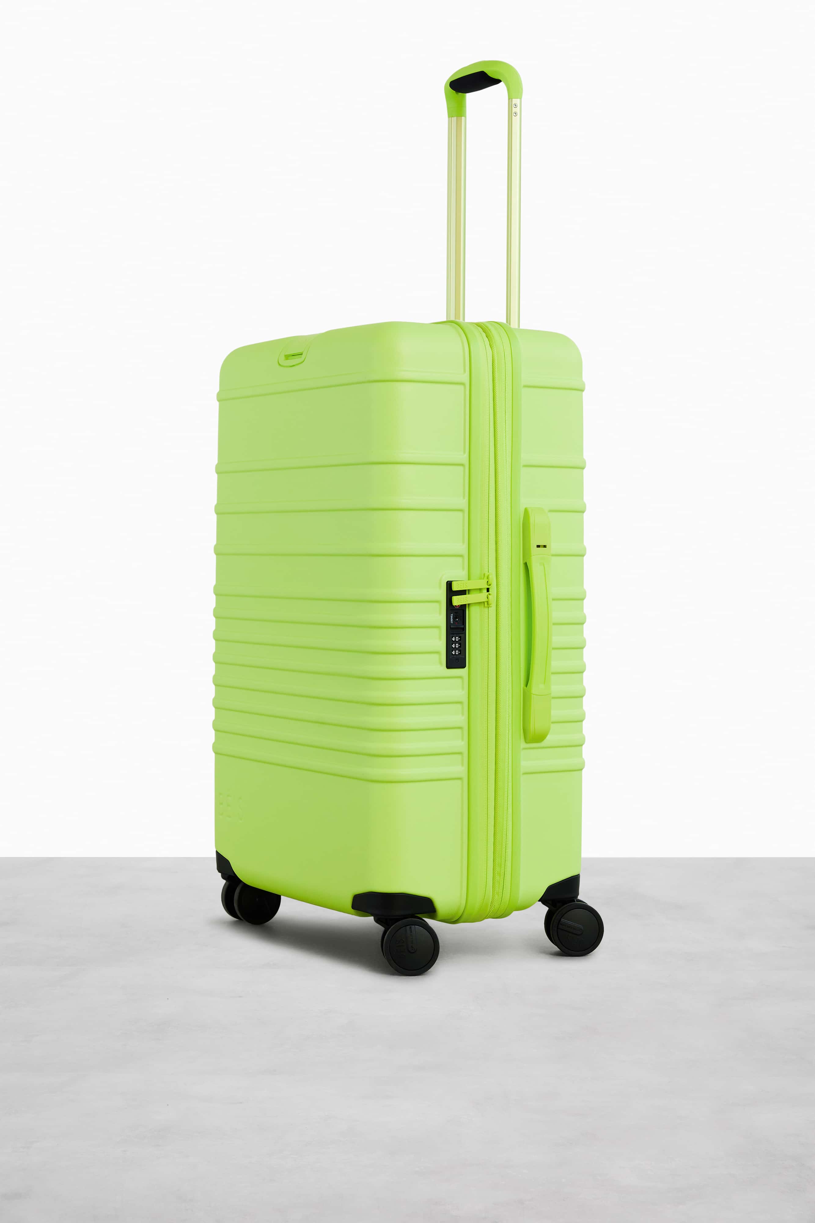 Citron Medium Check-In Roller Luggage - Perfect for Air Travel, Business Trips & Weekend Getaways