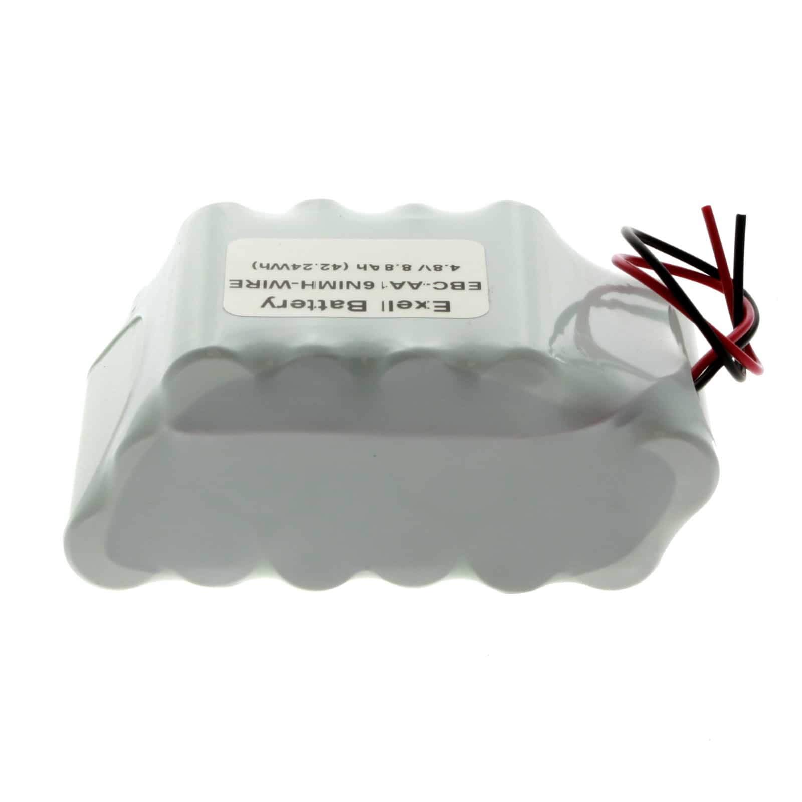 2 Pack 4.8V 8.8Ah Rechargeable NiMH Battery Packs for Hobby Model Toys, FRS Radios, Exit Lights - Perfect for RC Cars, Emergency Lighting & Wireless Communication Devices