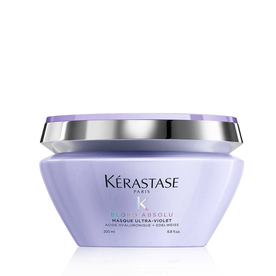 BLOND ABSOLU Ultra Violet Purple Hair Mask - 200ml | Toning Treatment for Blonde & Silver Hair | Salon-Quality at Home | Perfect for Color-Treated & Bleached Hair