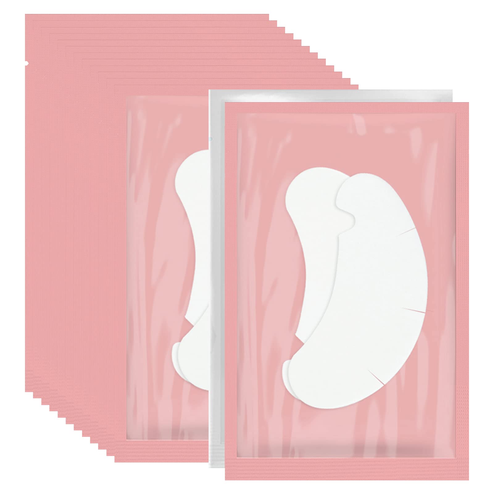 Arqumi 100 Pairs Eyelash Extension Pads - Breathable Under Eye Gel Collagen Patches for Lash Extensions & Eye Care | Lint-Free, Individually Wrapped | Perfect for Salon Professionals & At-Home Lash Treatments