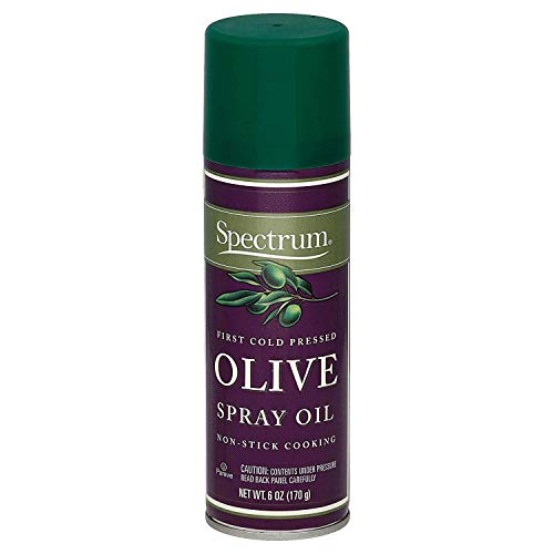 Spectrum Olive Oil Spray - 100% Pure, Non-GMO, Healthy Cooking Oil for Baking, Frying & Grilling - Perfect for Kitchen, Salad & Meal Prep