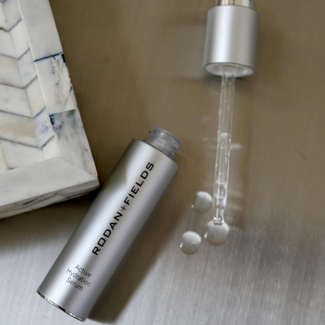 Rodan + Fields Active Hydration Serum 1.0 Fl Oz - Intense Moisture Boosting Facial Serum for Dry Skin, Hydrating & Plumping Formula - Perfect for Daily Skincare Routine & Nighttime Hydration Treatment