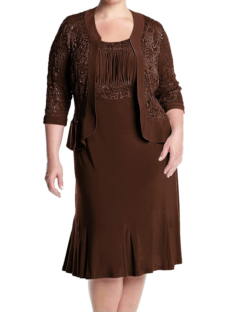 Elegant Mother of The Bride Dresses - Lace Formal Gowns with Jacket for Women | Perfect for Weddings, Evening Parties & Special Occasions